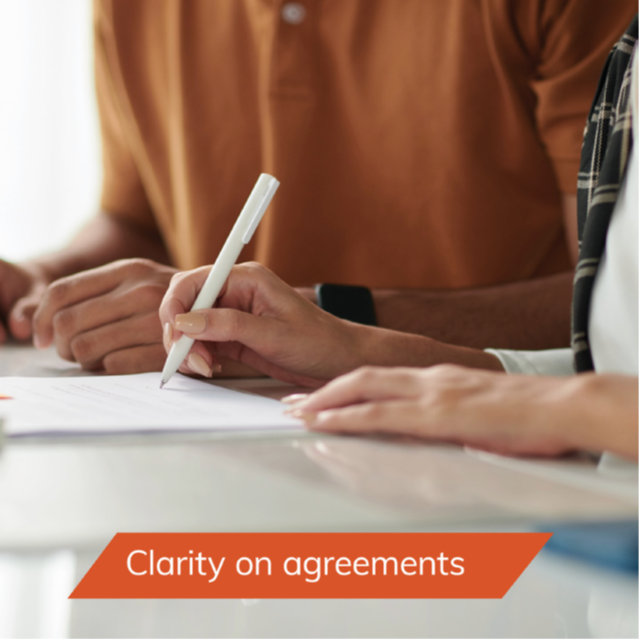 Clarity on Agreements